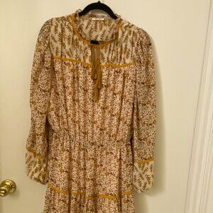 Like New Miss Me beige/orange floral dress